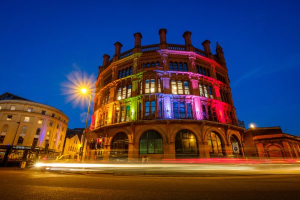 Hanover Street lightrs up for Pride 2018